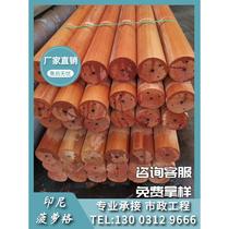 Pineapple lattice antiseptic wood round wood pillars pavilion columns large cylinders square logs beams ancient temples solid wood