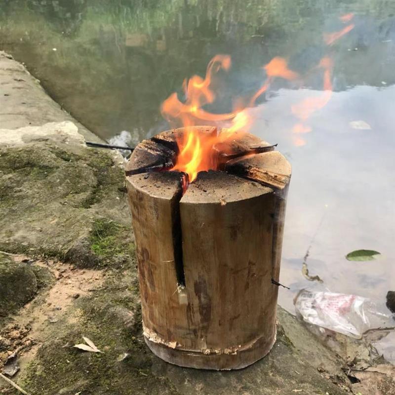 Swedish Torch Log Rocket Stove Barbecue Charcoal Camping Equipment Outdoor Barbecue Special Charcoal Picnic Matches Swedish Torch Log Rocket Stove Barbecue Charcoal Camping Equipment Outdoor Barbecue Special Charcoal Picnic Matches