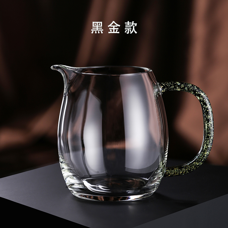 Ekoso New Pint High-end Glass Public Cup Clear Tea Sea Heat Resistant Thickening Glass Fair Cup well-up cup Tea-splitting machine