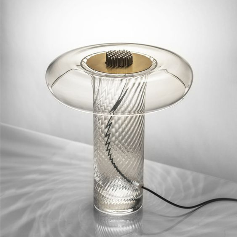 Postmodern living room table lamp simple creative personality library lightglass lampoo bedroom bedroom head model room lamp