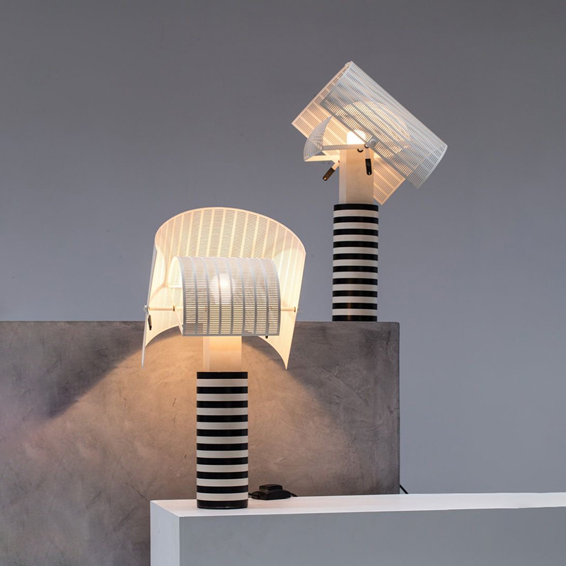 Italian Original Nordic Striped Creative Personality table lamp Children's bedroom Living room Book room exhibition hall Prototype Room Lamp-Taobao