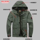 Утепленный хлопковый износостойкий камуфляжный комбинезон, защита от ожогов