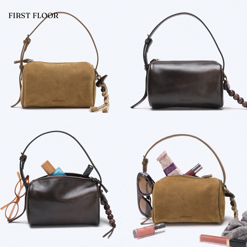 Firstfloor New Retro Portable Lightweight Daily Commute Exquisite Mini Simple Casual Pen Holder Bag