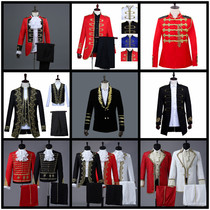 European Palace Mens Clothing Rental Retro British Royal Prince Gentlemans Western European aristocratic male gown rental