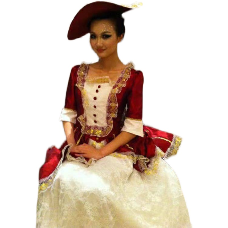 French royal court women's clothing rental European medieval aristocratic ladies performance costumes Sissi Queen Queen's clothing