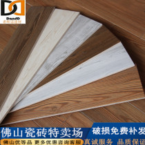 Nordic gray imitation wood grain 800x150 wood grain brick living room bedroom non-slip antique floor tile balcony floor tile
