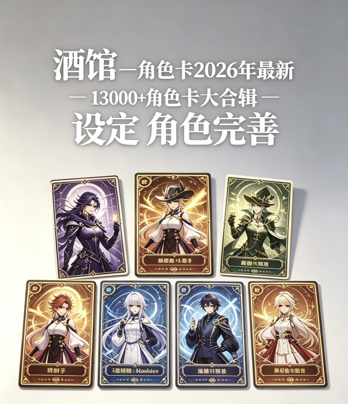 Tavern Character Cards New in July 2026 17000+ with Bonus World Book Updated to July Pre-Release Version