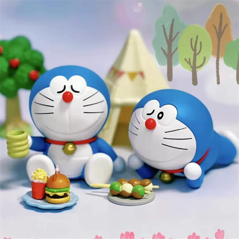 Настоящий Doraemon Пауза слепая коробка domácий трендовый фи г фигура милая автомобильная подвеска подарок