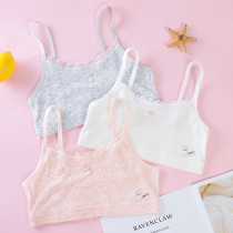 Child and middle girls in development underwear 7 - 12 years old pupils double breathable suspension with bras