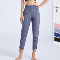 New casual sports pants lax loose beat yoga pants elastic running trousers fall quick dry fitness pants