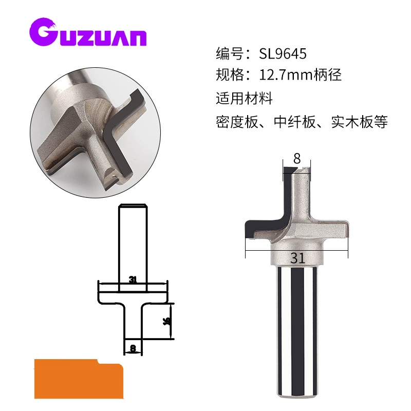 Kim Cương Chắc Chắn Dao Cắt Tủ Cửa Bảng Edge Cắt Bước Nhỏ Tròn Cạnh Dao Chamfering Cắt Dụng Cụ Làm Rau Cau mũi cắt cnc mũi cnc gỗ Dao CNC