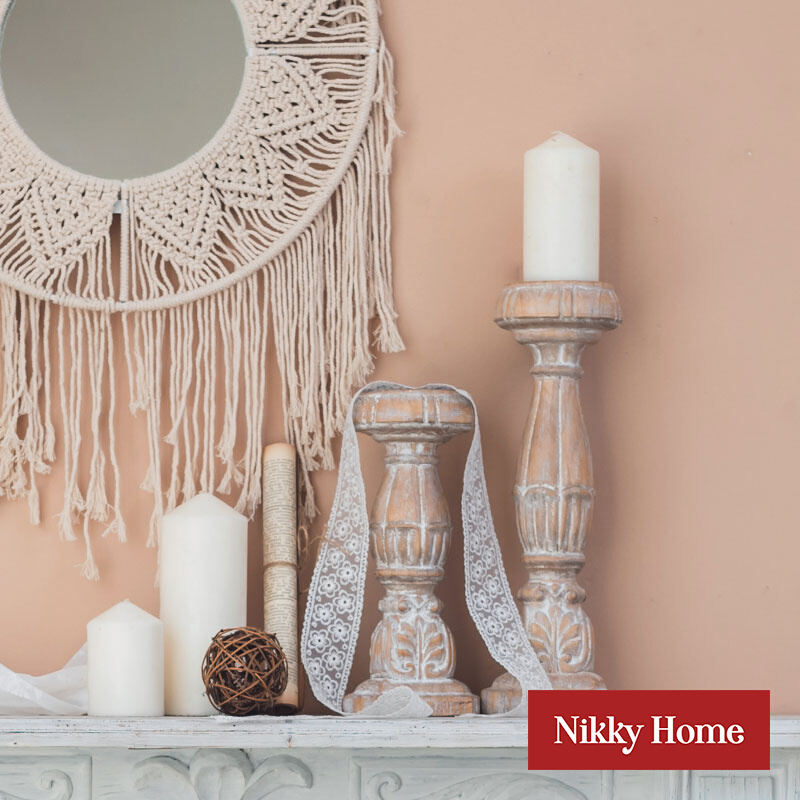 You can be a candleholder swing piece style retro folk accommodation Nordic Xuanguan fireplace Living room Living room Bedroom Incense Candle Ornament M