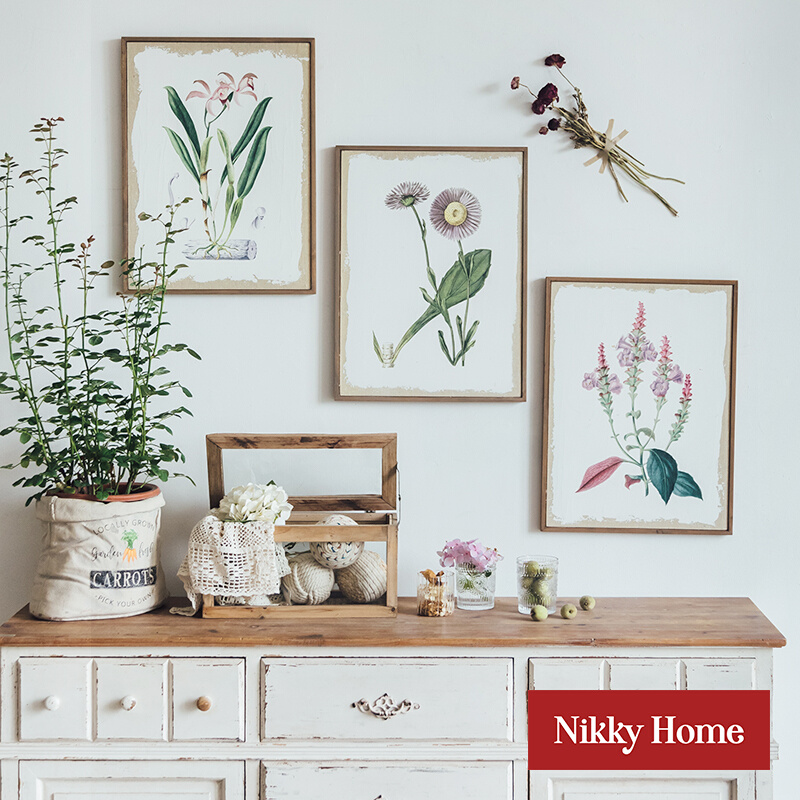 You can reside in modern decoration painting Living room Xuanguan Dining Room Electric Meter Box Sofa background wall bedroom Minjuku Nordic Field Garden