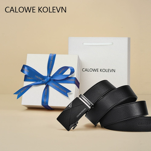 Calowe Kolevn кожа мужской ремень Автоматическая пряжка 2024 Новый ремень высокий бренд подарки бренда подарок роскошные товары