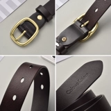 Ремень, кожаные джинсы, из натуральной кожи, воловья кожа