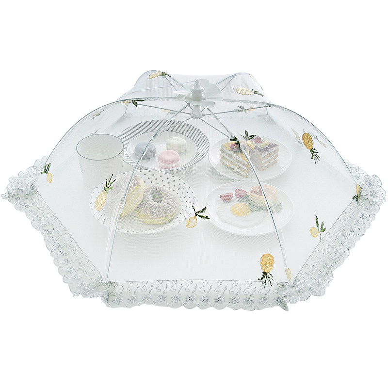 Meal cover cover folding table cover summer breathable and dust resistant mask left mask for meal mask household umbrella