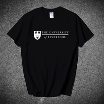 University of Liverpool T-shirt short sleeve University of Liverpool souvenir British style