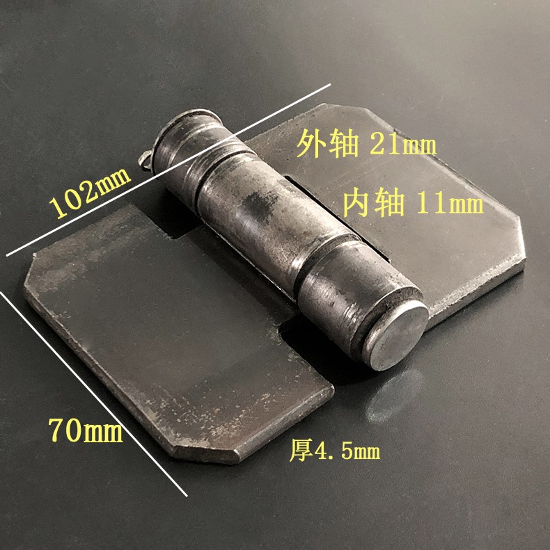 Thickened hinge welding car truck door box door panel tricycle side door folding hardware disassembly hinge