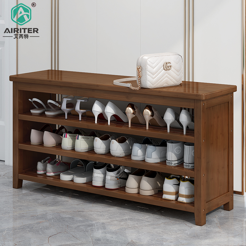 Changing shoes Stool Shoes Cabinet for Home Entry into the door Sitting Style Shoes Stool Economy Type Living Room Containing Shoes Stool Solid Wood Shoe Rack