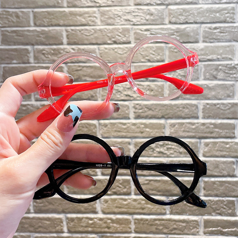 CHILDREN'S GLASSES FRAME BOY DECORATION WITHOUT LENS GLASSES GIRL SILICONE GEL SOFT LEG CUTE FEMALE BABY TOY SPECTACLE FRAME -TAOBAO