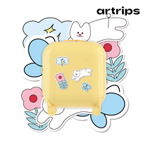 artrips dog hook series PU suitcase with original design pull rod suitcase waterproof decoration sticker