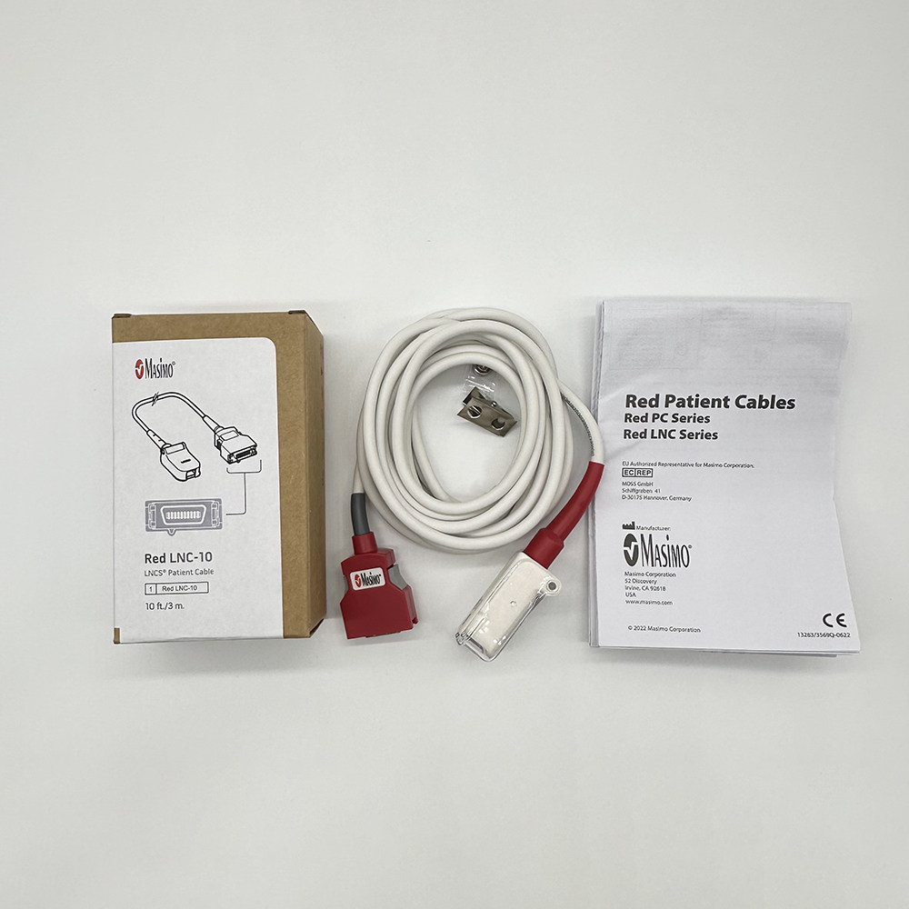 马西莫MASIMO迈心诺血氧探头延长连接线缆导联线2056/RED LNC-10