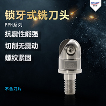 syat semicircular seismic cutter head shockproof thread head PPH16 Dai Jie BNM120 fine milling ball cutter head PPH20 milling cutter