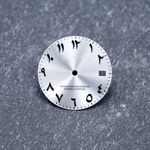 Радиационный рисунок арабский циферблат Seiko модифицированная цветовая поверхность, подходящая для NH35 Diving 200 м. Консервированный 007 28,5 мм