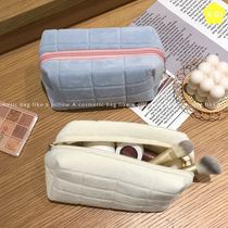 Makeup bag premium sense niche ins wind high value cute portable new large capacity travel wash storage bag