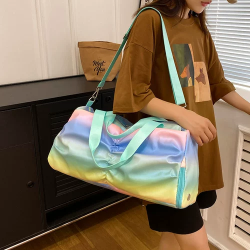 Универсальная спортивная сумка для плавания с разделителями, сумка через плечо для йоги для тренировок, сумка для путешествий