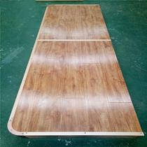 Classroom podium kindergarten stage curved solid wood indoor wooden floor platform conference room teaching platform