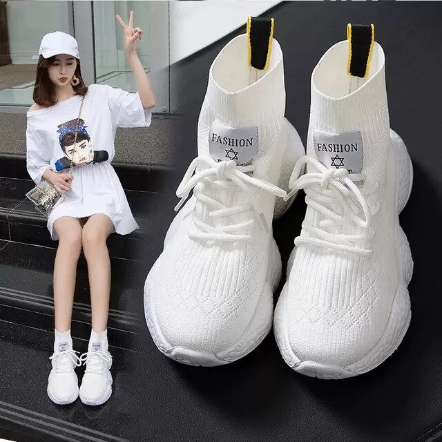 New multi-walking shoes pin duozoulu official Hong Kong 2022 spring new female net red net surface flying weaving