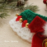 Шарф, рождественский нагрудник, трикотажный аксессуар, шерстяной чокер, галстук-бабочка, милый слюнявчик