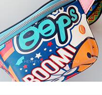 Children's shoulder messenger bag boys and girls elementary school chest bag tide style children's shoulder bag leisure sports waist bag