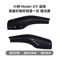 Модель 3/Y настоящий углеродное волокно пара (матовая черная)