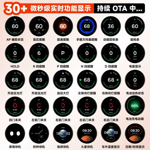 Xiaote подходит для новой версии Tesla Model 3/Y, круговой приборной панели, проекционного дисплея, экрана компьютера, устройства pie pro