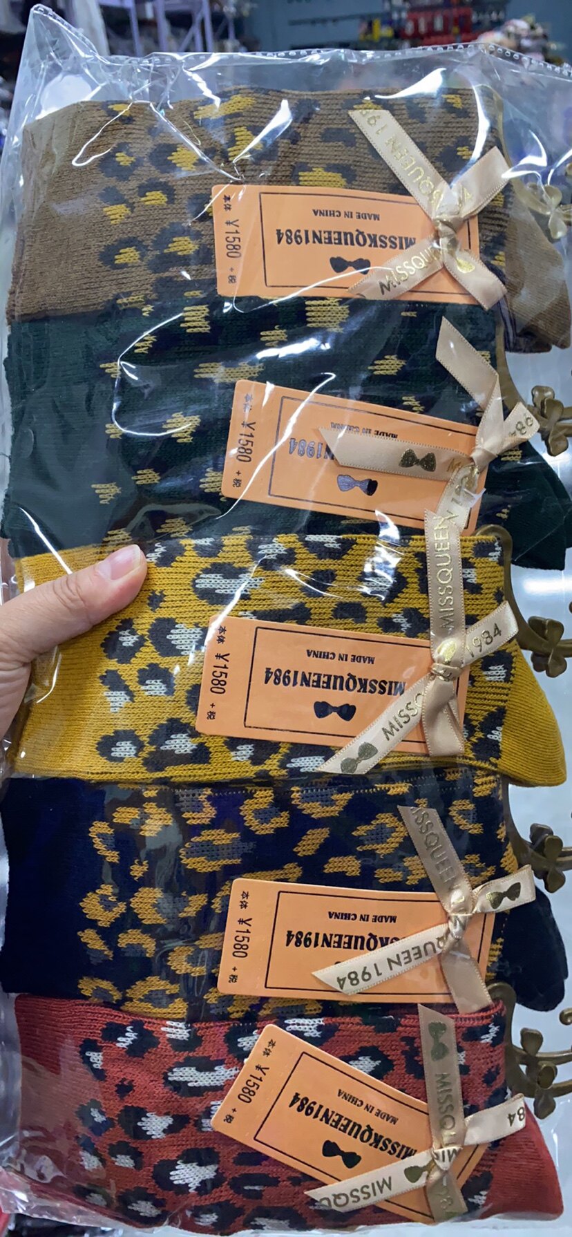 BAO WEN double-needle two-way five-pair pack five-pair pack