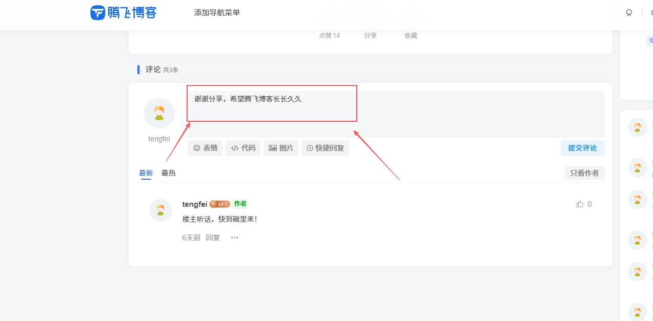 子比主题 - 评论区自动输入随机API评论功能
