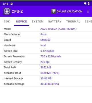 图片[1] - CPU-Z 手机硬件检测工具 v1.54 修改版