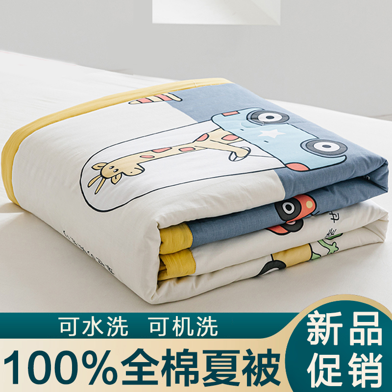 Cotton summer quilt air-conditioning quilt summer cool quilt summer girly style 100 pure cotton thin quilt single double spring and autumn quilt core