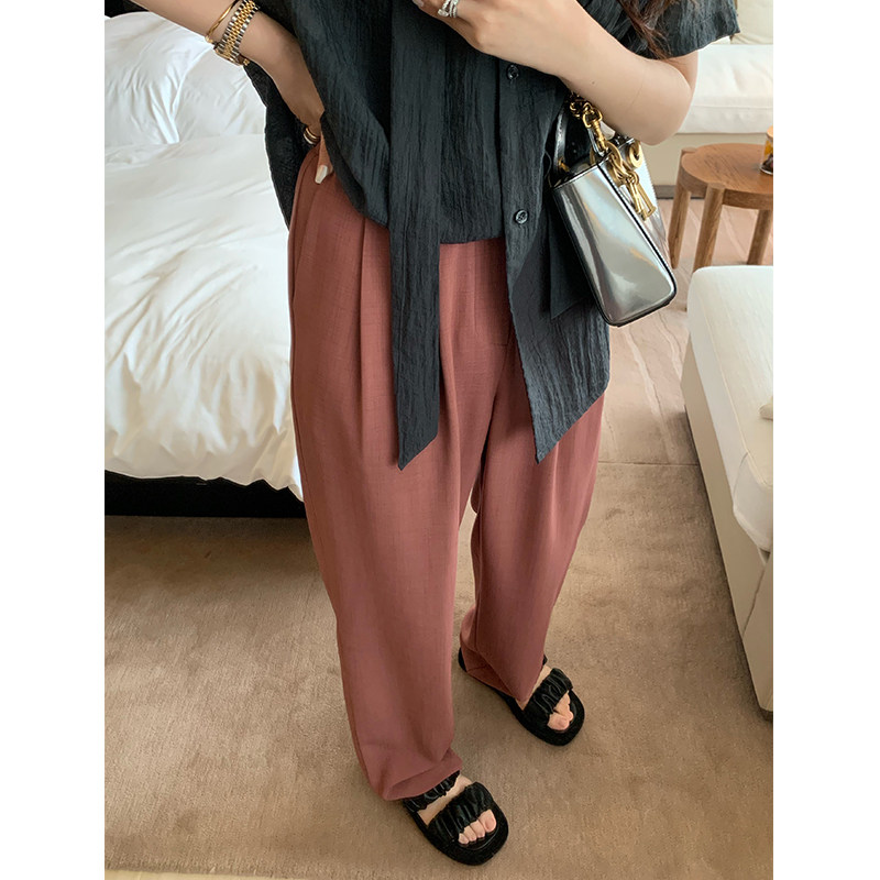 Ren Yi Lit e Mode pants early autumn new casual trousers are loose and drag straight pants