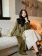 Ren Xiaoyi wool double-sided woolen coat for women winter Korean style loose high-end retro woolen coat