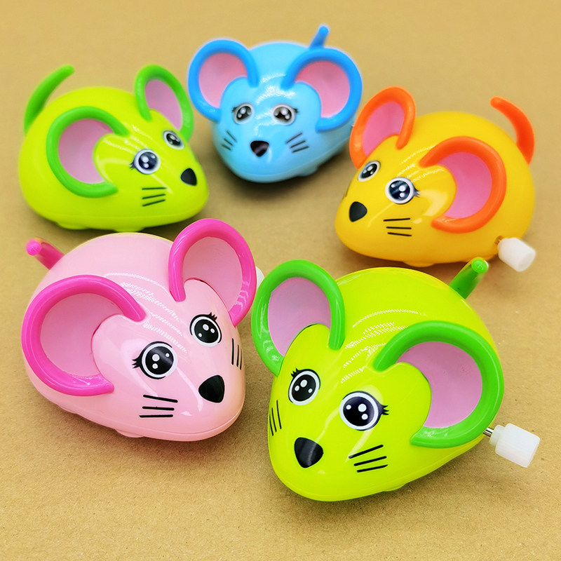 Net red upper string clockwork toy running and running small rat puzzle zoology climbing early teaching Enlightenment male girl 1-4 years old-Taobao