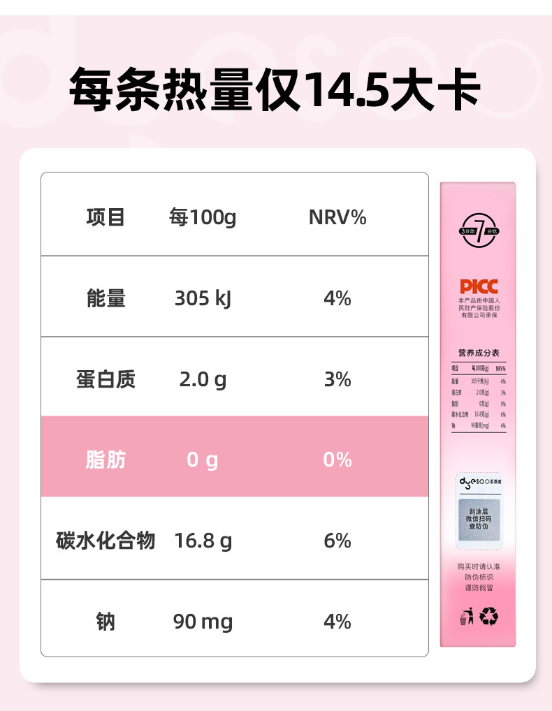 多燕瘦soso棒益生菌胶原酵素果冻