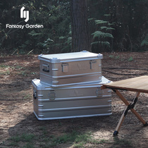 Fantasy Garden dream Garden aluminum alloy storage box outdoor camping equipment storage box sundries finishing box