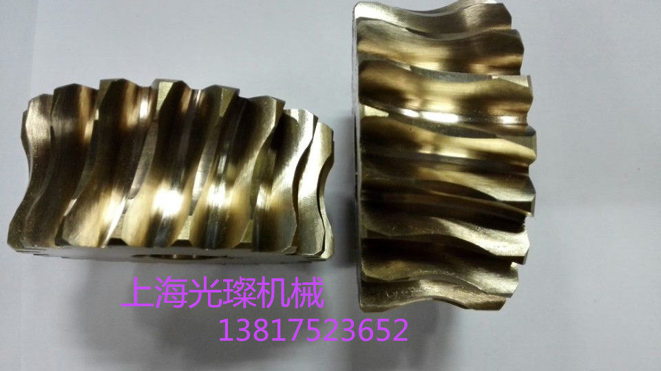 Worm gear Worm gear Nylon worm gear Cast iron worm gear processing customization