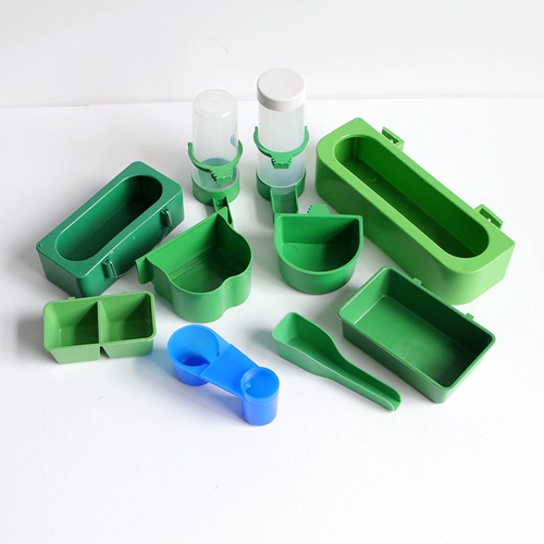 Птичьи аксессуары Daquan Plastic Birds Plazons Добавить воду для ванны для птиц и пищевая вода, фиксация