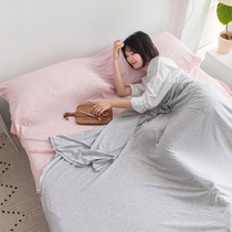 Travel hotel dirty sleeping bag cotton knitted spring and autumn thin super soft bedding Four Seasons general adult male