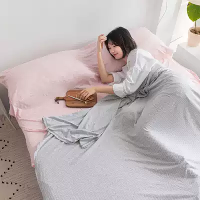 Travel hotel dirty sleeping bag cotton knitted spring and autumn thin super soft bedding Four Seasons general adult male