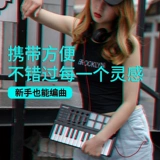 Портативная клавиатура, электронный музыкальный контроллер для начинающих, 25 клавиш